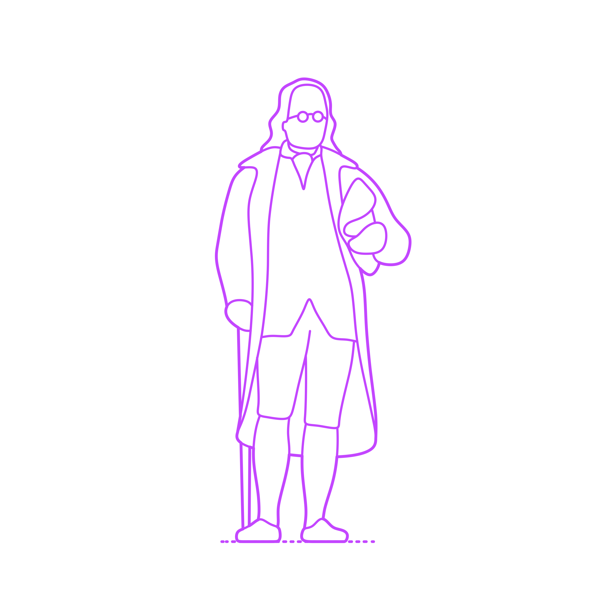 Pop Culture Inventors Scientists Benjamin Franklin Outline Svg Vector Free Vectors